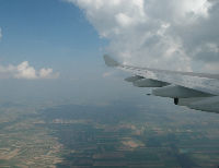 上空で撮影